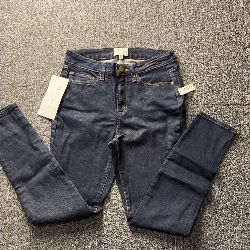 Daily Ritual Dark Blue Skinny Jeans